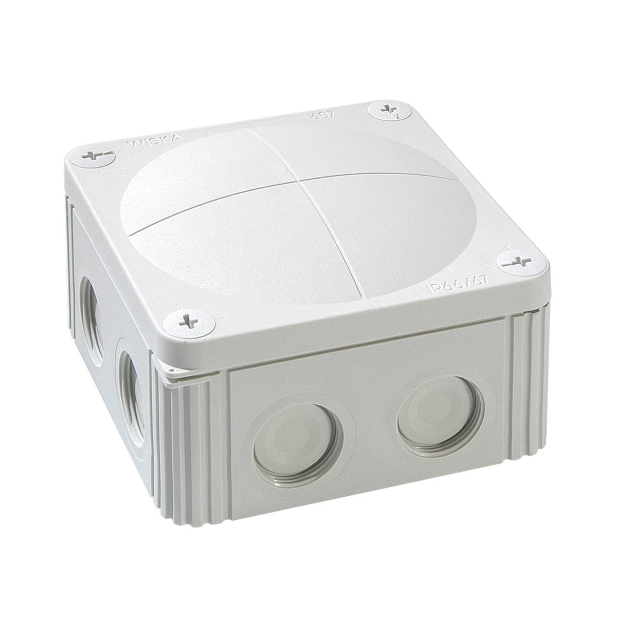 Kopplingsdosa 110x110x66 (vit) Rutab COMBI 607/TOM/VIT Normprodukter Solproffset