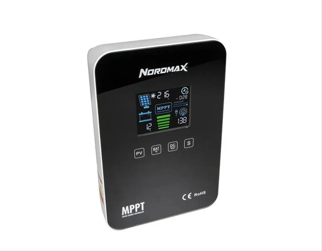 Nordmax - Solcellsregulator MPPT 12/24 v , 40A inbyggd bluetooth (NMSC40) Solproffset