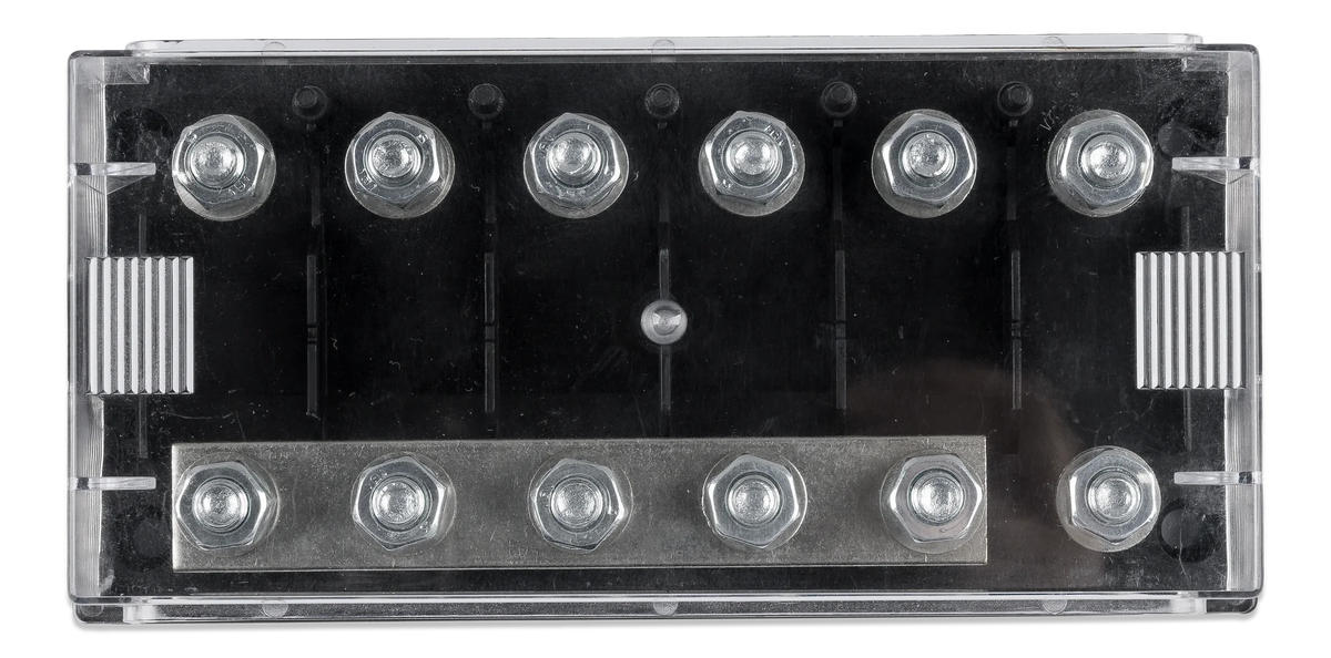 Victron - Säkringshållare med busbar (250A) För 6 ST Mega-säkringar (CIP050060000) Solproffset