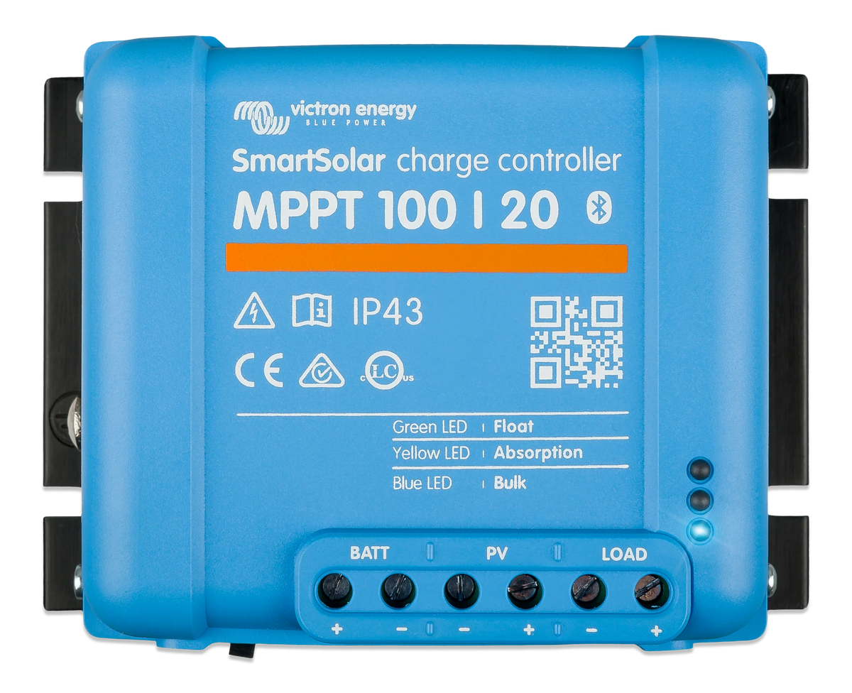Victron - Solcellsregulator Smartsolar MPPT 100/20- BLUETOOTH (SCC110020160R) Solproffset