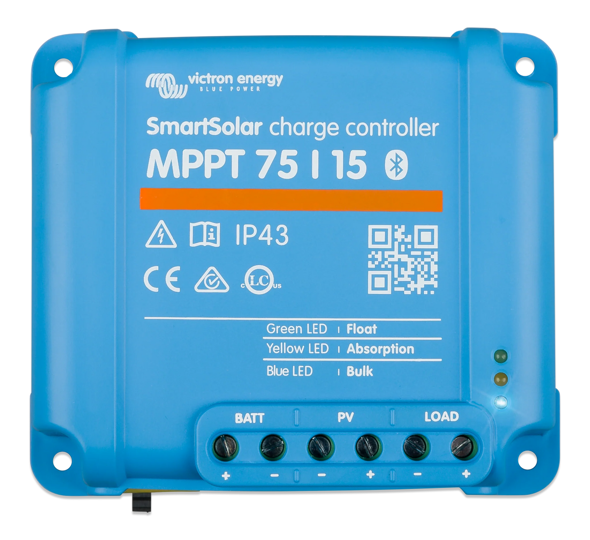 Victron - Solcellsregulator Smartsolar MPPT 75/15 - BLUETOOTH (SCC075015060R) Solproffset