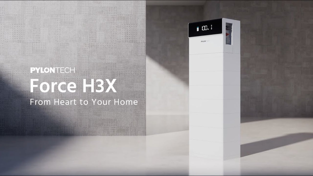 Pylontech | 12kW växelriktare H3X | Solcellsbatteri 10 - 35 kWh | Force-H3 Solcellsbatteri Pylontech