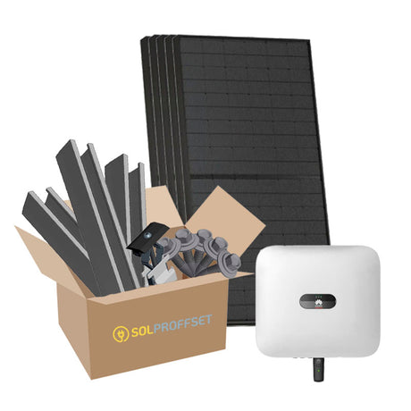 Komplett solcellspaket Tp20 Plåttak - 17 Kw Solproffset