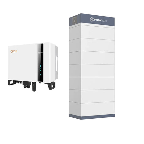 Solis S6 + Pylontech | 10kW växelriktare | Force-H3 Solcellsbatteri Pylontech 35.8 Kwh