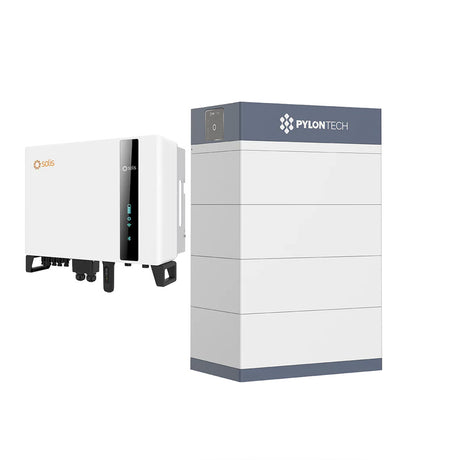 Solis S6 + Pylontech | 10kW växelriktare | Force-H3 Solcellsbatteri Pylontech 20.5 Kwh