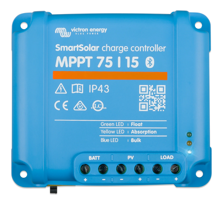 Victron - Solcellsregulator Smartsolar MPPT 75/15 - BLUETOOTH (SCC075015060R) Solproffset