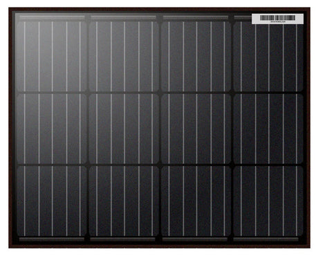 Nordmax - Solcellspanel Monokristallin 50W (NM50MB) Solproffset