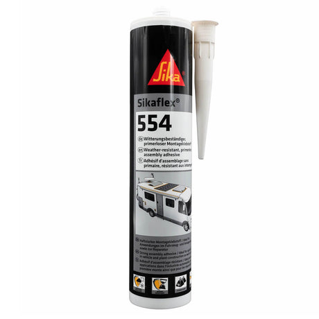 Sikaflex 554 (300ml, vit) Solproffset